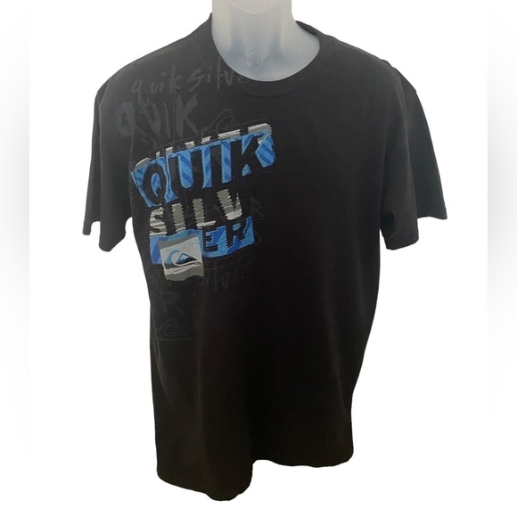 Quiksilver Surf Graphic Tee Shirt Men L Large - Picture 1 of 5